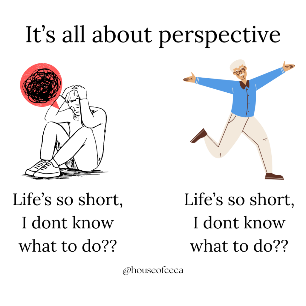 Being happy is all about your perspective